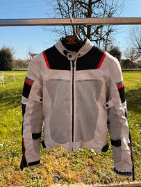 Giacca moto revit tornado 3 Argento