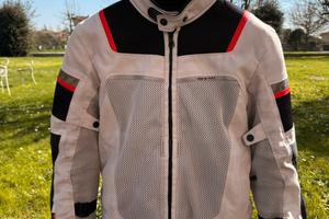 Giacca moto revit tornado 3 Argento