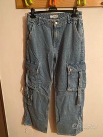 Jeans cargo donna