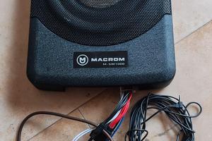 Subwoofer Attivo Sottosedile Macrom M-SW1000