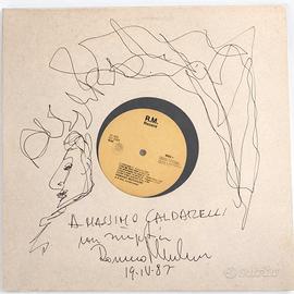 LP autografato Romano Mussolini–unico, mai suonato