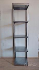 Scaffale a vista in metallo 4 ripiani