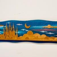 Quadro il legno scolpito a mano