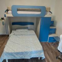 cameretta  a ponte per ragazzo