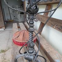 lampada in ferro battuto 900