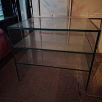 scaffale  in vetro