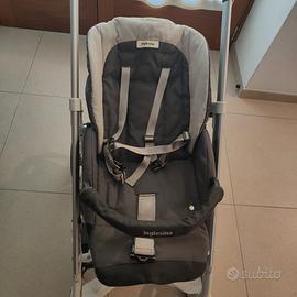 trio Inglesina grigio + base isofix