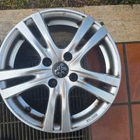 Cerchi in lega da 16 pollici per Peugeot