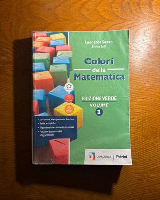 Libro “Colori della matematica, edizione verde, 3”