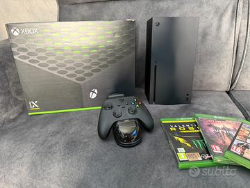 Xbox Series X 1Tb Completa 3 Giochi Base Ricarica