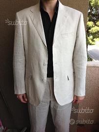 Completo giacca/pantalone lino conbipel