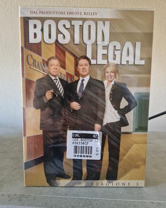 boston legal stagione 3 dvd nuovo sigillato