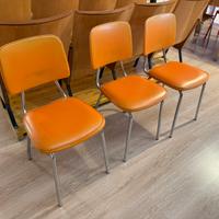 3 sedie cucina vintage