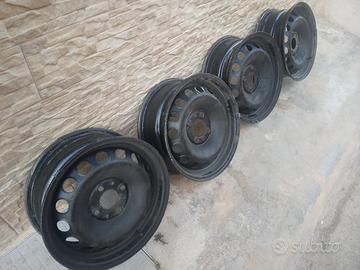 set 4  pezzi  cerchi originale fiat  per fiat pand