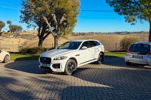 jaguar f pace sport pelle rossa motore rigenerato