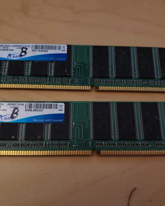 Memoria DDR AD1400001GOU ADATA 1GB PC3200 400MHz C