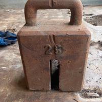 peso o zolla da  kg 25