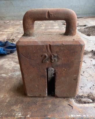 peso o zolla da  kg 25