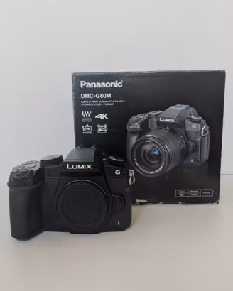 Panasonic LumixG80-21.8k scatti Unico proprietario
