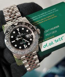 Rolex gmt Bruce Wayne jubilee  126710GRNR 2025 