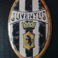 Scudetto Juventus placchetta in plastica