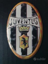 Scudetto Juventus placchetta in plastica