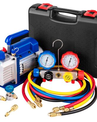 Set Manometro per Pompa per Vuoto 135,92 L/min