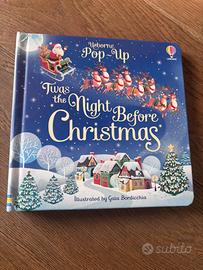 Usborne pop-up”The night before Christmas”inglese