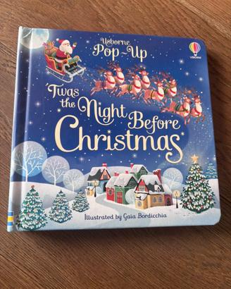 Usborne pop-up”The night before Christmas”inglese