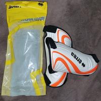 Parastinchi calcio errea nuovi con confezione 