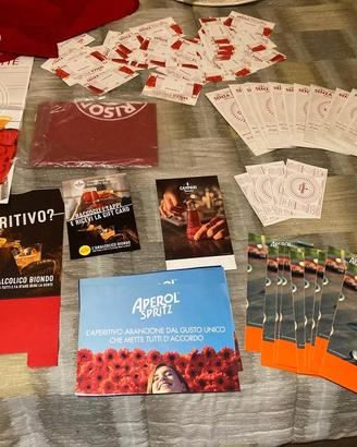Lotto collezionistico Campari Soda e Aperol