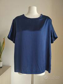 Maglietta da donna blu