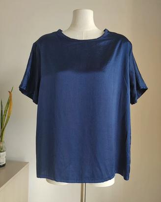 Maglietta da donna blu