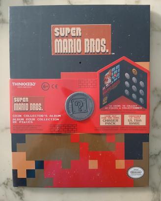 album vuoto super mario con una moneta sigillato