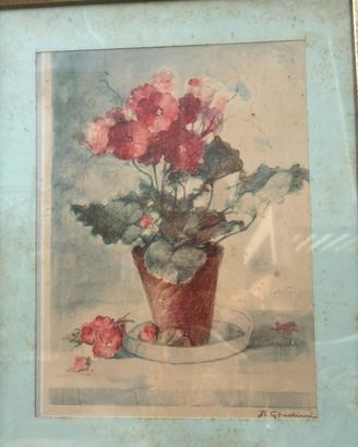 Dipinto vaso di fiori