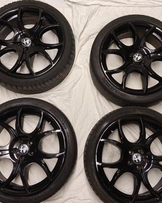 Cerchi e gomme da 18 Alfa 147