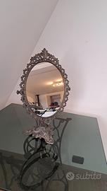 Specchio in bronzo Vintage