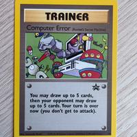 Trainer computer error fossil