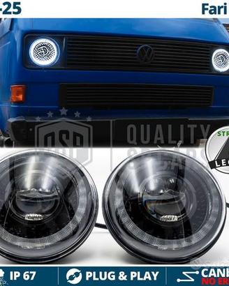 FARI LED TRANSPORTER T3 T25 DRL Dinamico OMOLOGATI
