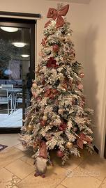 Albero di natale innevato 2,30 m