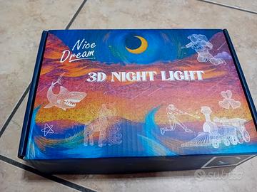 Lampada luce notturna 3D