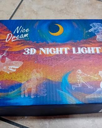 Lampada luce notturna 3D