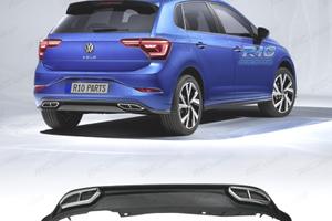 DIFFUSORE VOLKSWAGEN VW POLO 22- LOOK R LINE