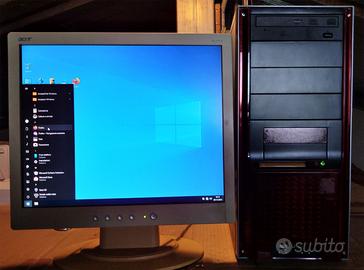 Pc Assemblato con monitor