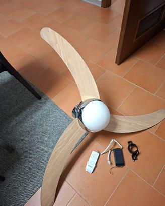 ventilatore da soffitto con lampade a led