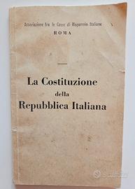 La Costituzione Italiana stampa del 1956
