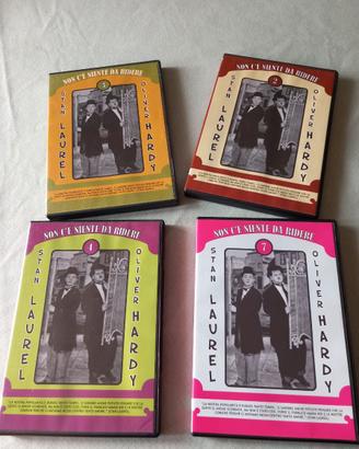 Set 4 DVD di Stan Laurel e Oliver Hardy