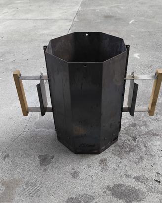 Accendi barbecue in acciaio inox