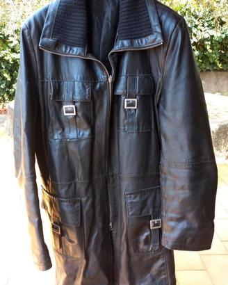 Cappotto / Giacca lunga per uomo in vera pelle