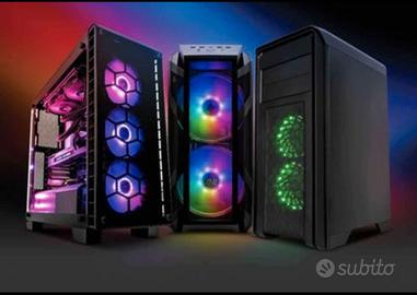 Assemblaggio pc computer gaming studio